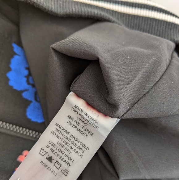 VINCE CAMUTO (Petite) Floral Bomber Jacket, LARGE - Picture 9 of 9